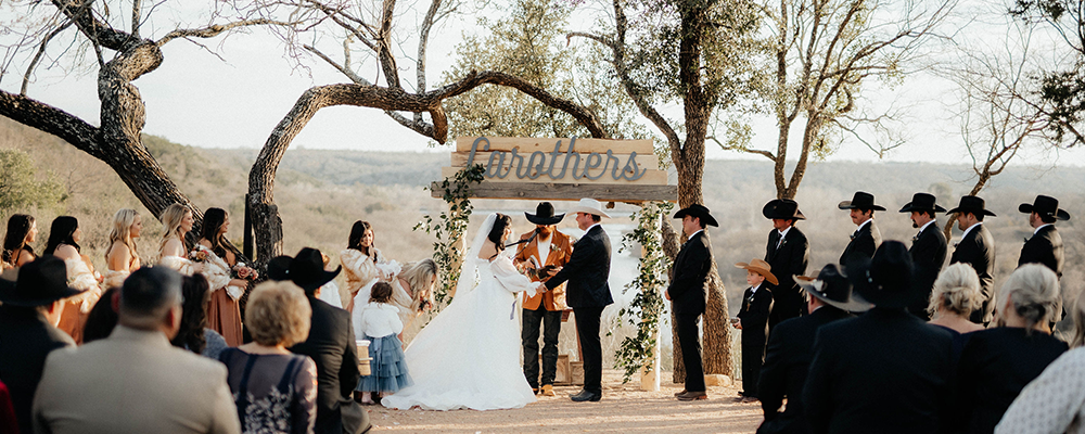 scenic wedding setting